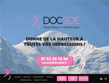 Tablet Screenshot of docside.fr